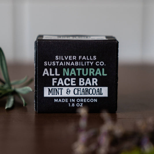 Mint and Charcoal Face Bar